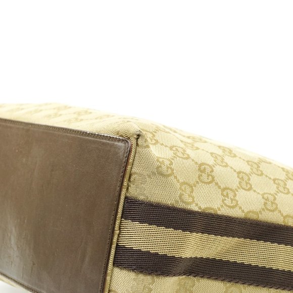 Auth Gucci Bag Brown Canvas #7270G15 - Picture 10 of 13